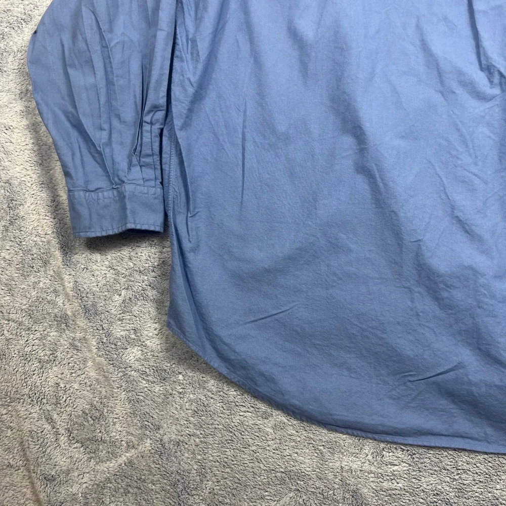 Polo Ralph Lauren Mens 3XB Blue Cotton Oxford Button Down Shirt Long Sleeve 3TG